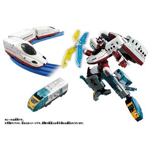 Shinkansen Deformation Robot SHINKALION Z SHINKALION Z N700S Kamome & ZaiLiner883 Sonic Nichirin Set (Plarail)