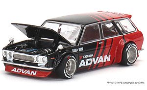 ダットサン KAIDO 510 ワゴン ADVAN (右ハンドル) (ミニカー)