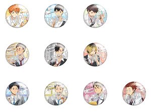 カラパレ ハイキュー!! より道 缶バッジ(75mm) (10個セット) (キャラクターグッズ)
