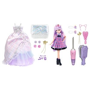 Licca Niji Kyun Curl Licca Deluxe (Licca-chan)