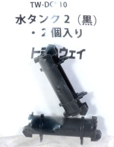 1/80(HO) Water Tank 2 (Black) (2 Pieces) (Model Train)