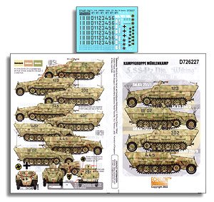 WWII ドイツ 第5SS装甲師団所属のSd.Kfz.251 (デカール)