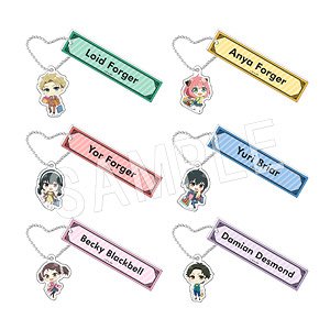 Spy x Family Trading Room Key Ring (Shopping) (Set of 6) (Anime Toy)
