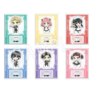 Spy x Family Trading Acrylic Stand Mini Chara Ver. (Cafe) (Set of 6) (Anime Toy)