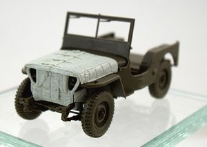 米・ウイリスジープ・寒冷地ボンネットカバー (プラモデル)
