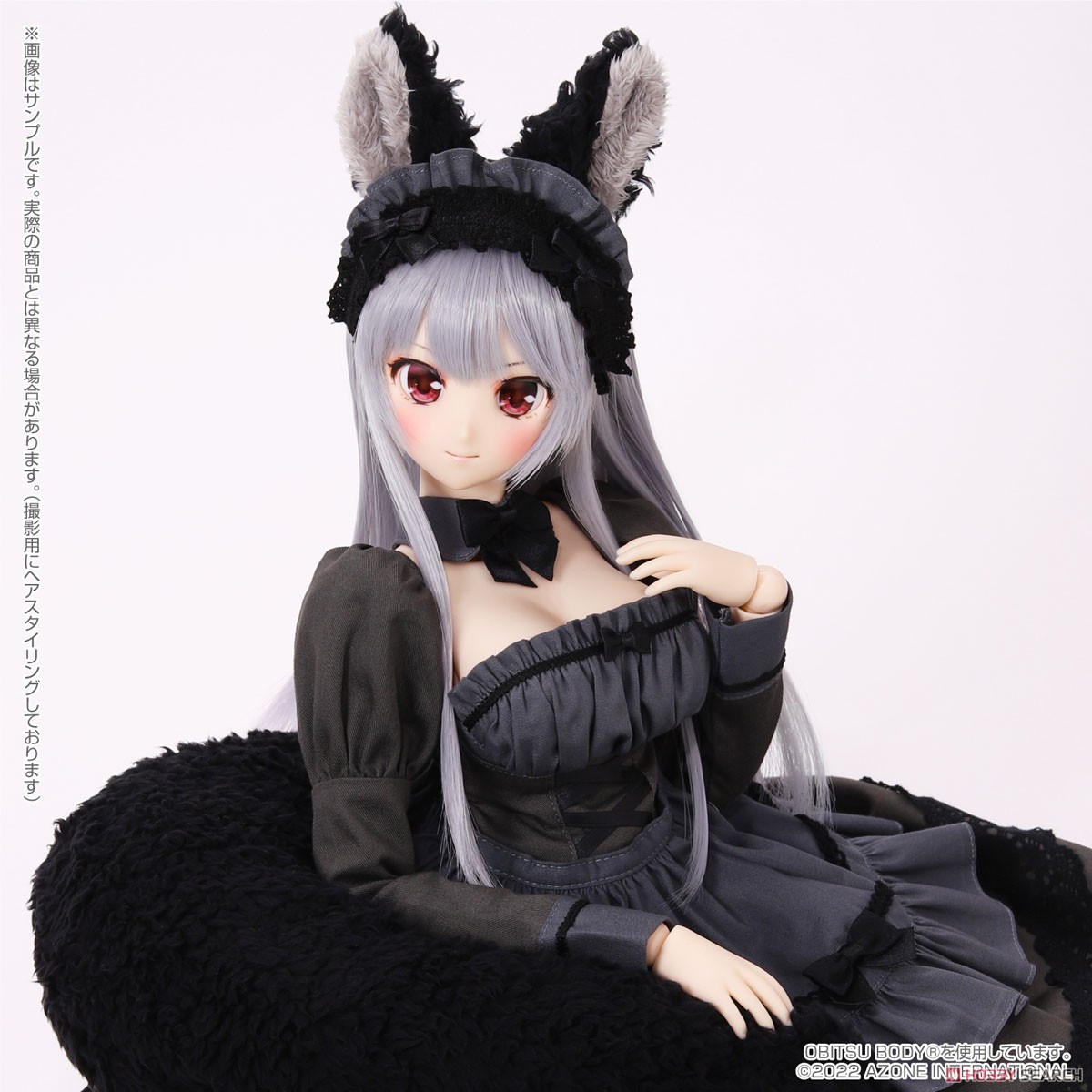 48cmオリジナルドール Iris Collect レイラ / もふもふカフェへようこそ♪ (満月のオオカミメイドver.) (ドール) 商品画像11