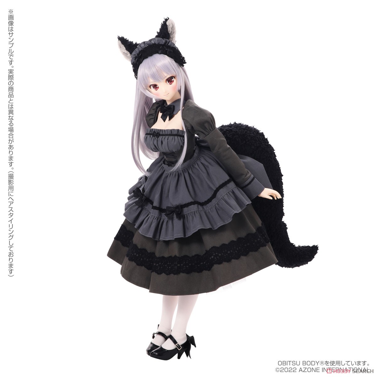 48cmオリジナルドール Iris Collect レイラ / もふもふカフェへようこそ♪ (満月のオオカミメイドver.) (ドール) 商品画像8