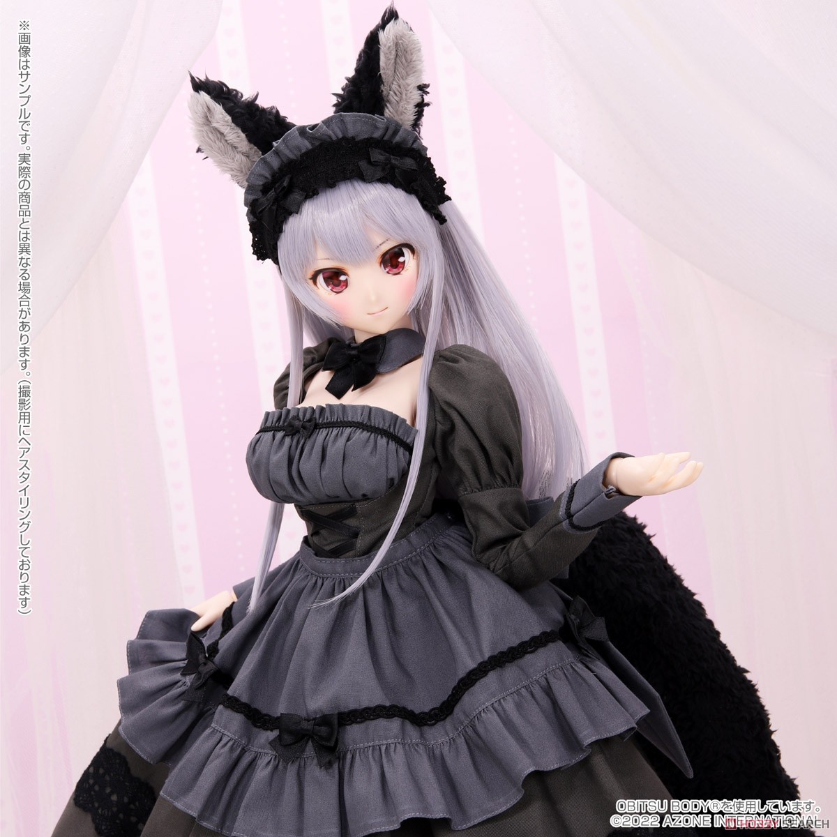 48cmオリジナルドール Iris Collect レイラ / もふもふカフェへようこそ♪ (満月のオオカミメイドver.) (ドール) その他の画像1