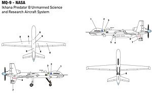 MQ-9 Predator B-NASA (Plastic model)