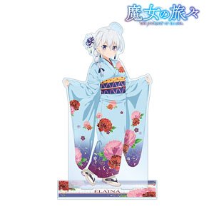 Wandering Witch: The Journey of Elaina [Especially Illustrated] Elaina Kimono Ver. Extra Large Acrylic Stand (Anime Toy)