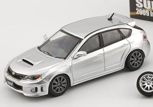 スバル インプレッサ WRX 2009 シルバー (LHD) (ミニカー)