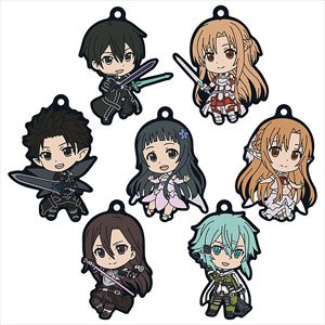 Sword Art Online Rubber Strap Collection Vol.2 (Set of 7) (Anime Toy)
