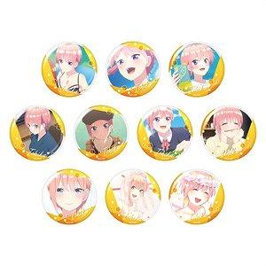 映画「五等分の花嫁」 ピックアップキャラトレーディング缶バッジ 中野一花 (10個セット) (キャラクターグッズ)