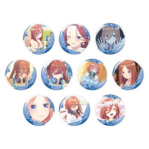 映画「五等分の花嫁」 ピックアップキャラトレーディング缶バッジ 中野三玖 (10個セット) (キャラクターグッズ)