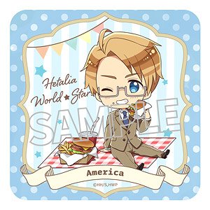 Hetalia: World Stars [Especially Illustrated] Hand Towel USA (Anime Toy)