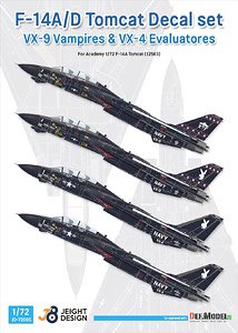 F-14A/D VX-4 & VX-9 Decal Set (Decal)