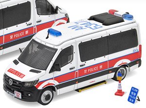 MERCEDESBENZ SPRINTER HK Police Car (AM8347) メルセデスベンツ スプリンター 香港警察 (ミニカー)