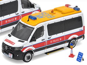MERCEDESBENZ SPRINTER HK Police Car (AM6105) メルセデスベンツ スプリンター 香港警察 (ミニカー)