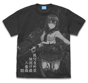 艦隊これくしょん -艦これ- 能代改ニ オールプリントTシャツ SUMI L (キャラクターグッズ)