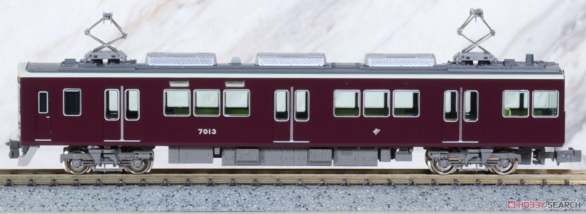 Hankyu Series 7000 (Renewaled Car, Kobe Line, 7013 Formation) Eight Car Formation Set (w/Motor) (8-Car Set) (Pre-colored Completed) (Model Train) Item picture2