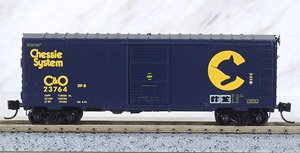 073 00 310 (N) 40` Standard Box Car, Single Door, Full Ladders, w/o Roofwalk Chesapeake & Ohio (R) RD# C&O 23764 (Model Train)