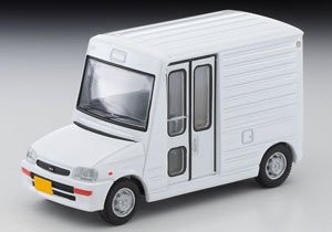 TLV-N276a Daihatsu Mira Walkthrough Van (White) (Diecast Car)