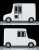 TLV-N276a Daihatsu Mira Walkthrough Van (White) (Diecast Car) Item picture2