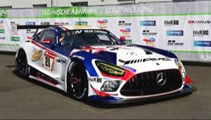 Mercedes-AMG GT3 No.21 CP Racing 24H Nurburgring 2022 (ミニカー)