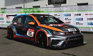 Volkswagen Golf 7 TCR - SR No.115 MSC Sinzig e.V.im ADAC 24H Nurburgring 2022 (ミニカー)