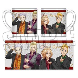 Mug Cup Tokyo Revengers Takemichi & Mikey & Draken & Mitsuya Dress Shirt Ver. (Anime Toy)