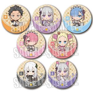 Trading Can Badge Re:Zero -Starting Life in Another World- Maneki-neko (Set of 7) (Anime Toy)