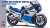 Suzuki GSX-R750 (H) (GR71G) `Blue/White` (Model Car) Package1