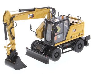 Cat M318 Wheeld Hydraulic Excavator w/Attachment 2 Types (Diecast Car)
