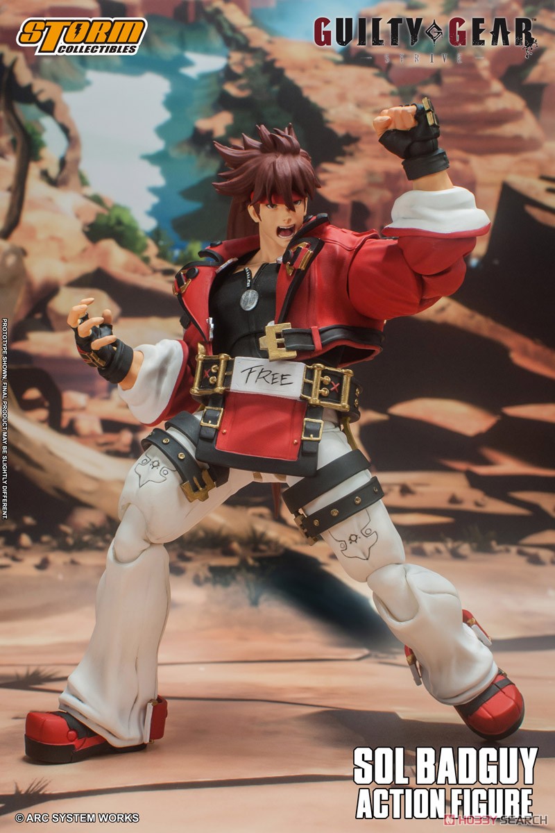 GUILTY GEAR -STRIVE- アクションフィギュア ソル=バッドガイ (フィギュア) その他の画像10