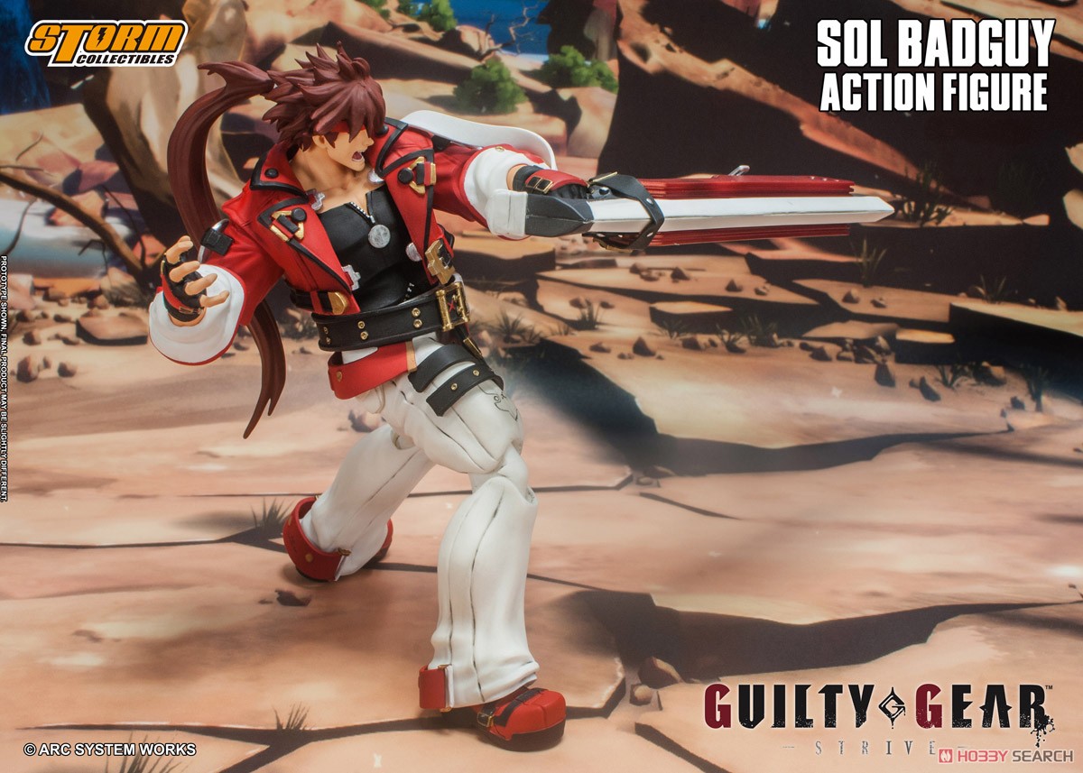 GUILTY GEAR -STRIVE- アクションフィギュア ソル=バッドガイ (フィギュア) その他の画像15