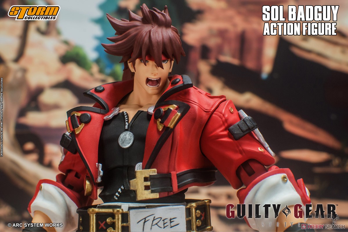 GUILTY GEAR -STRIVE- アクションフィギュア ソル=バッドガイ (フィギュア) その他の画像16