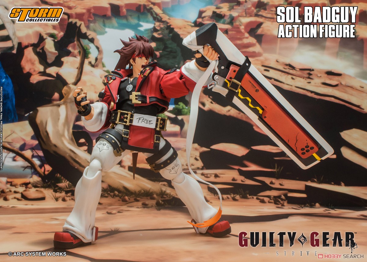 GUILTY GEAR -STRIVE- アクションフィギュア ソル=バッドガイ (フィギュア) その他の画像2