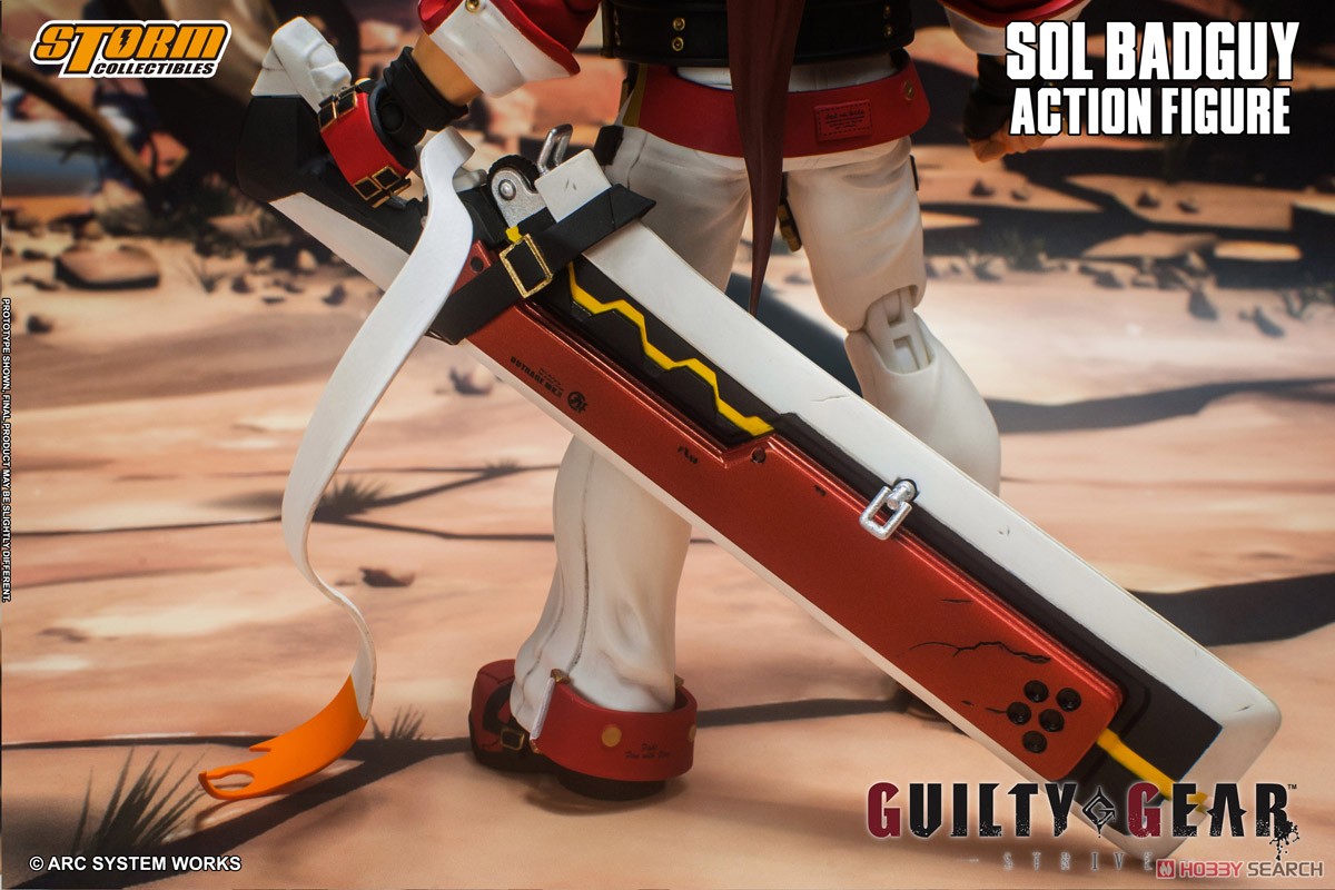 GUILTY GEAR -STRIVE- アクションフィギュア ソル=バッドガイ (フィギュア) その他の画像8