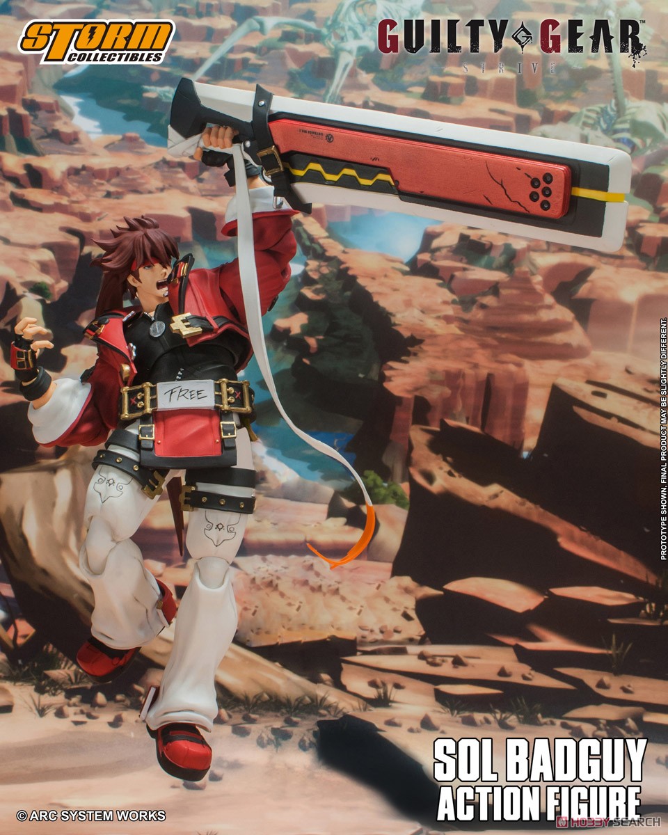 GUILTY GEAR -STRIVE- アクションフィギュア ソル=バッドガイ (フィギュア) その他の画像9