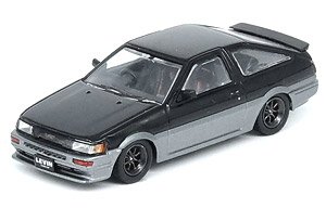 Toyota カローラ レビン AE86 ブラック/グレー (ミニカー)