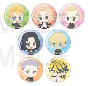 Tokyo Revengers Fuwaponi Series Can Badge Complete Box (Set of 7) (Anime Toy)