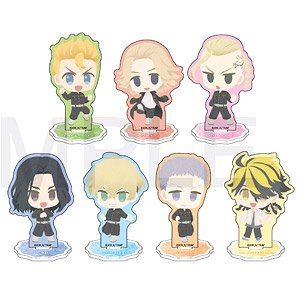 Tokyo Revengers Fuwaponi Series Acrylic Stand Complete Box (Set of 7) (Anime Toy)