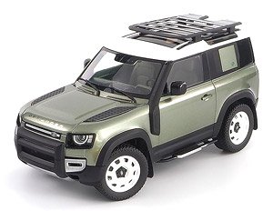 Land Rover Defender 90 with Roof Pack - 2020 - Pangea Green (ミニカー)