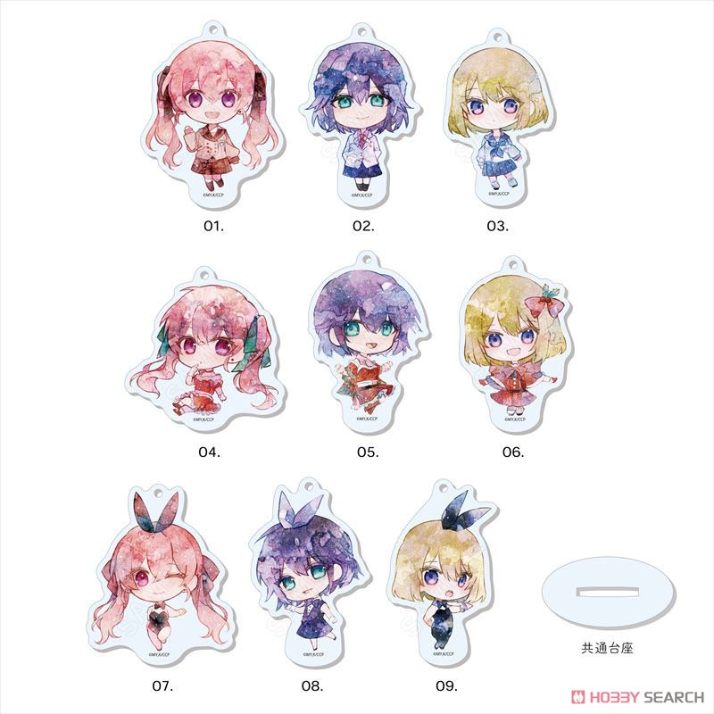 【カッコウの許嫁】 まるっとスタンドキーホルダー 01 第1弾 (9個セット) (キャラクターグッズ) 商品画像1
