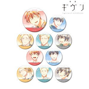 映画 ギヴン トレーディング Ani-Art aqua label 第2弾 缶バッジ (10個セット) (キャラクターグッズ)