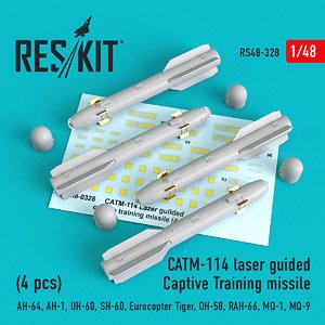 CATM-114 Laser Guided Captive Training Missiles (4 Pieces) (Plastic model)