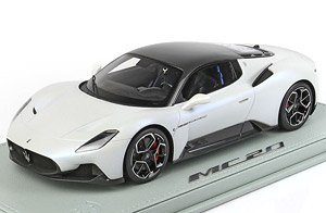 Maserati MC20 Bianco Audace / Carbon Roof (ケース付) (ミニカー)