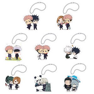 Jujutsu Kaisen Pair Acrylic Key Ring Collection (Set of 8) (Anime Toy)