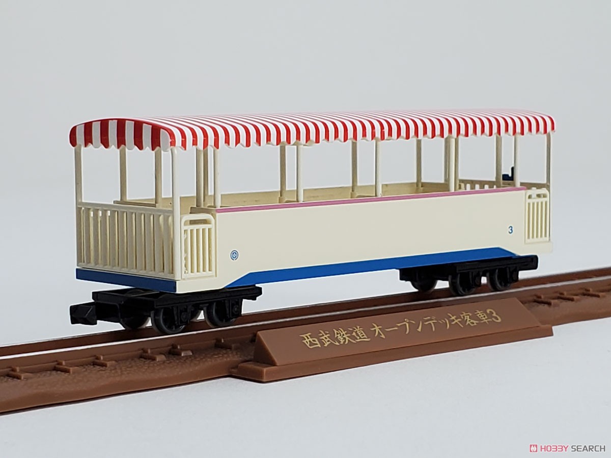 鉄道コレクション ナローゲージ80 想い出の西武鉄道山口線 オープン客車タイプ2両セット (2両セット) (鉄道模型) 商品画像10