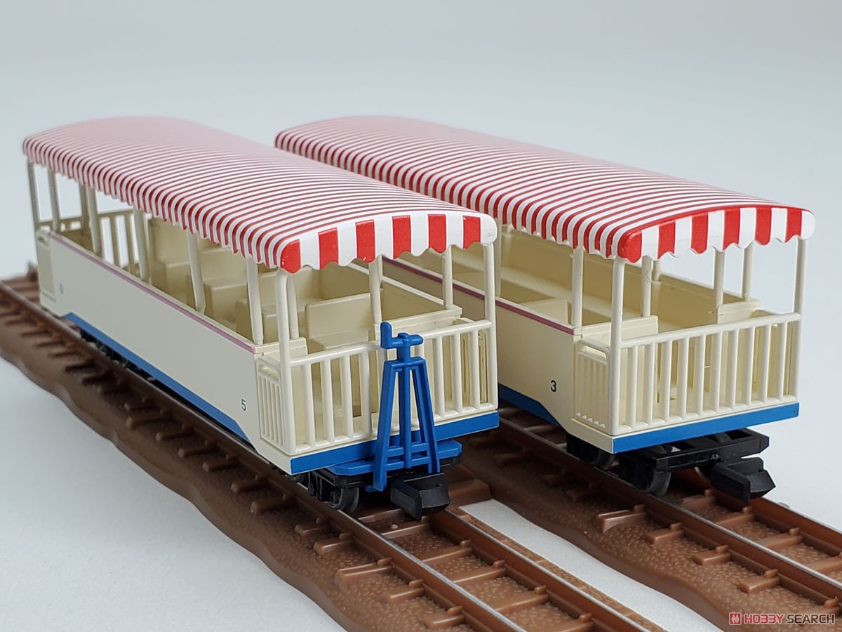 鉄道コレクション ナローゲージ80 想い出の西武鉄道山口線 オープン客車タイプ2両セット (2両セット) (鉄道模型) 商品画像12